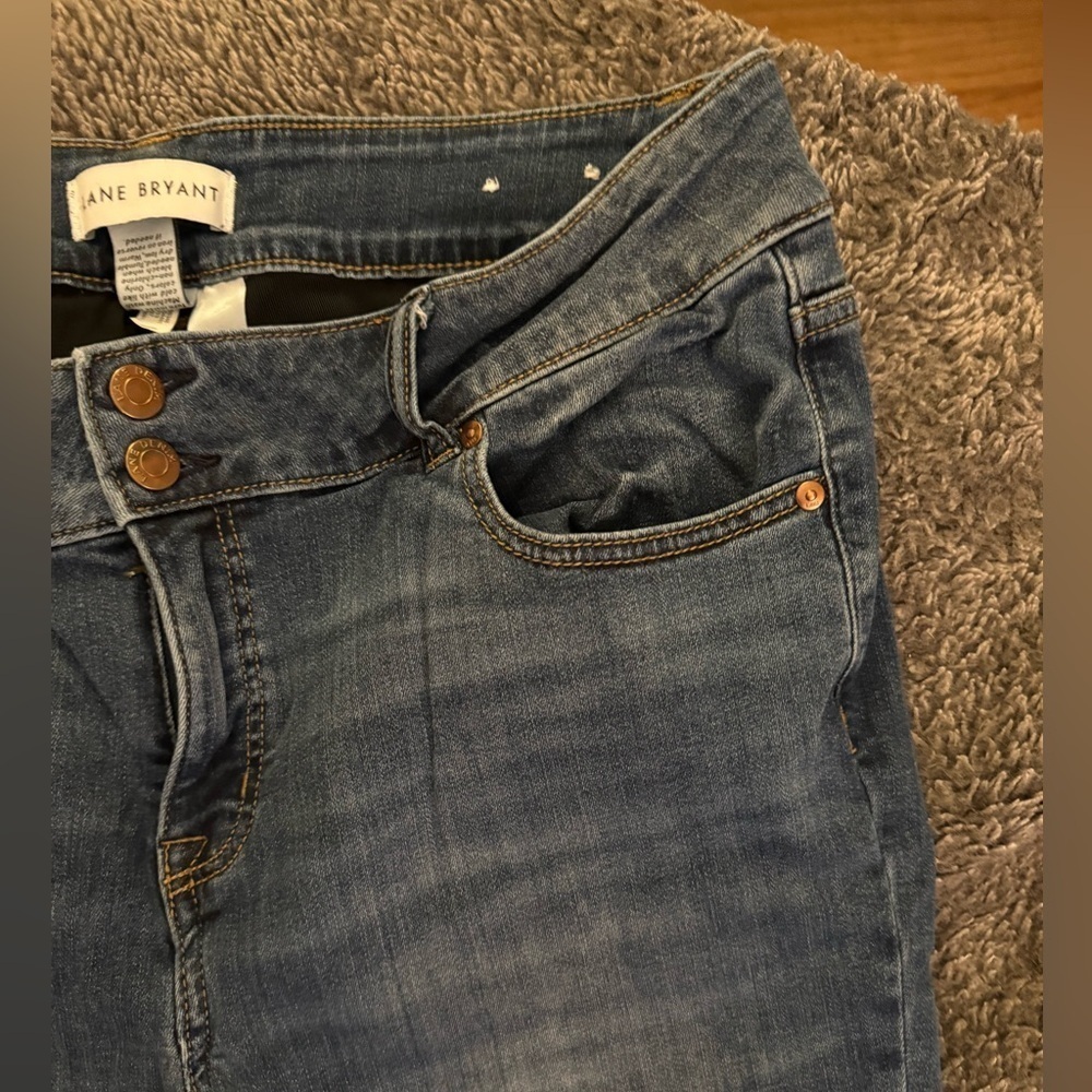 LAYNE BRYANT Women’s High Rise Skinny Jeans - Picture 12 of 13